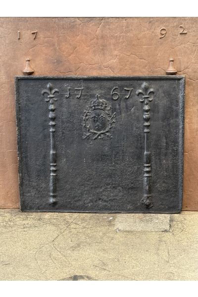 Kaminplatte 'Wappen von Frankreich'