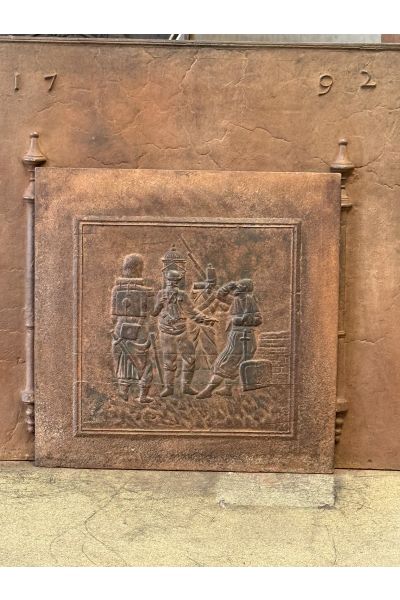 Kaminplatte 'Die Soldaten'