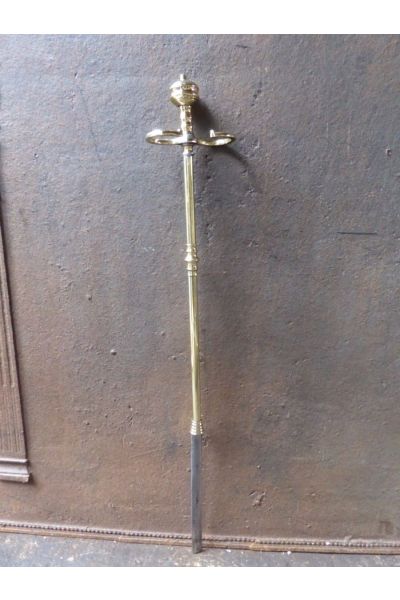 Poliertes Messing Schürhaken