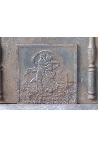 Historismus Ofenplatte Metall