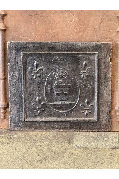 Kaminplatte 'Wappen'