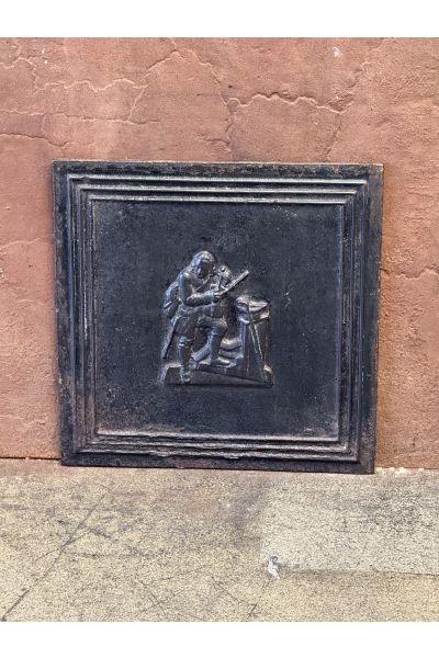 Kaminplatte 'Straßenkünstler'