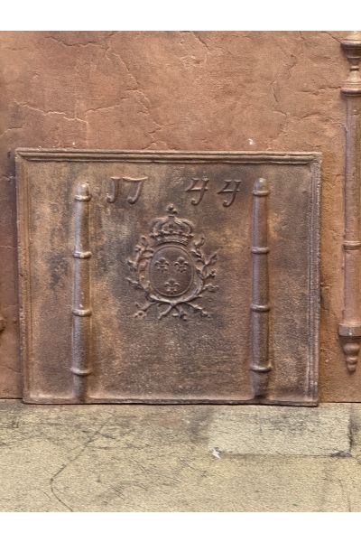Kaminplatte 'Wappen von Frankreich'