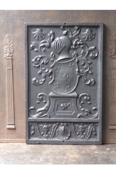 Kaminplatte 'Wappen'