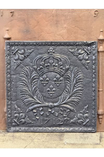 Kaminplatte 'Wappen von Frankreich'
