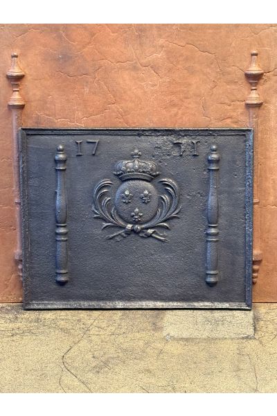 Kaminplatte 'Wappen von Frankreich'