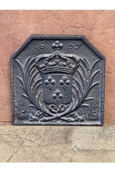 Kaminplatte 'Wappen von Frankreich'