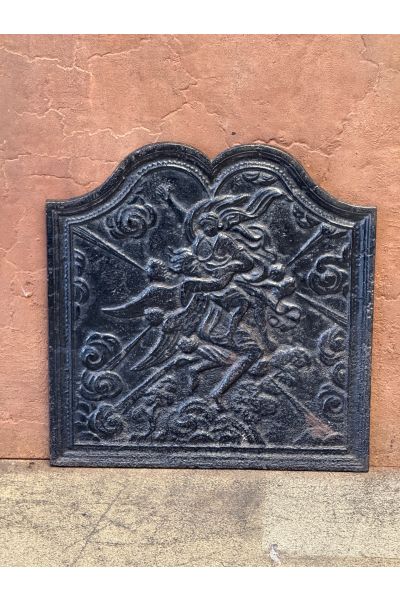 Kaminplatte 'Unbekannter Themen'