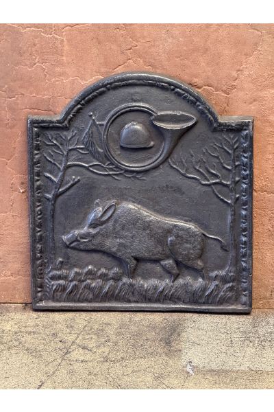 Kaminplatte 'Allegorie der Jagd'