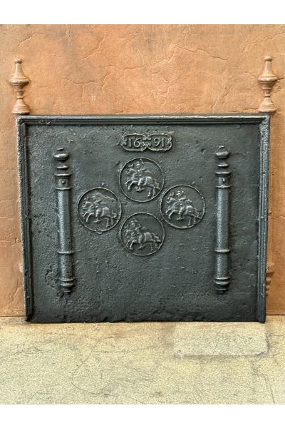 Kaminplatte 'Pferden'