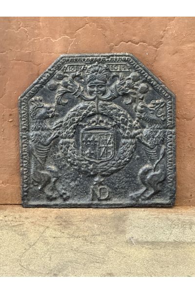 Kaminplatte 'Wappen von Frankreich und Navarre'