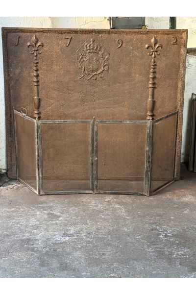 Antikes Französisches Funkenschutzgitter