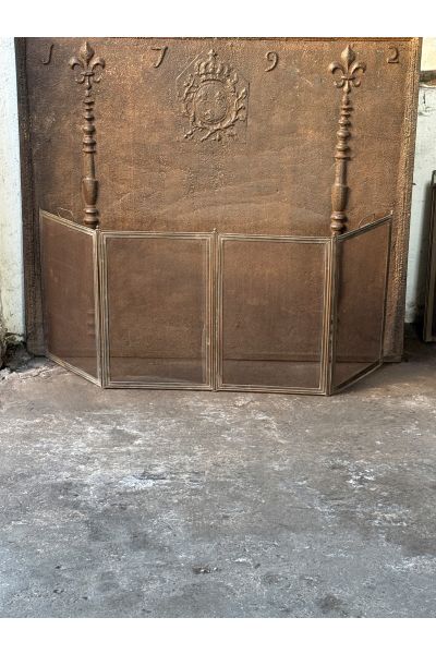 Antikes Französisches Funkenschutzgitter