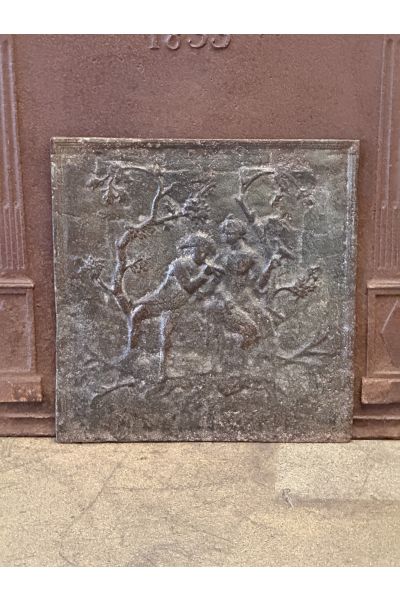 Historismus Ofenplatte Metall