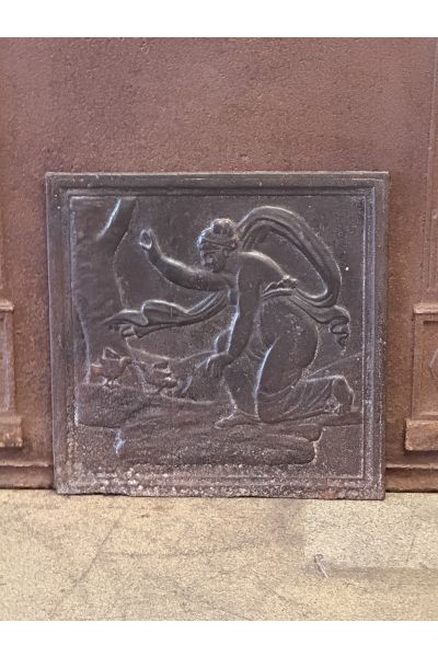 Historismus Ofenplatte Metall