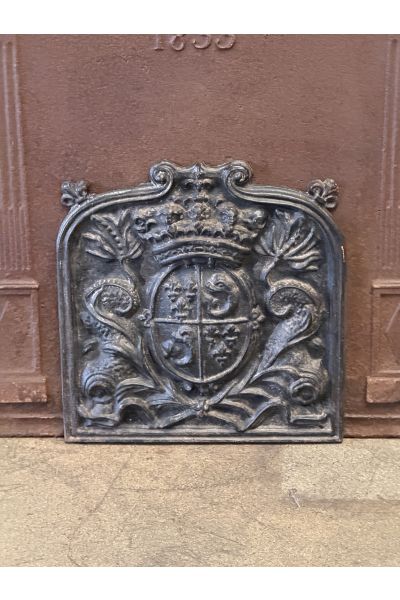 Kaminplatte 'Wappen von Frankreich'