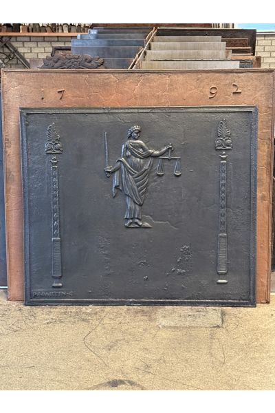 Kaminplatte 'Justitia'