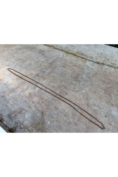 Antiker Drehspieß mit Gewichtsantrieb