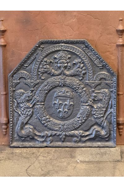 Kaminplatte 'Wappen von Frankreich'