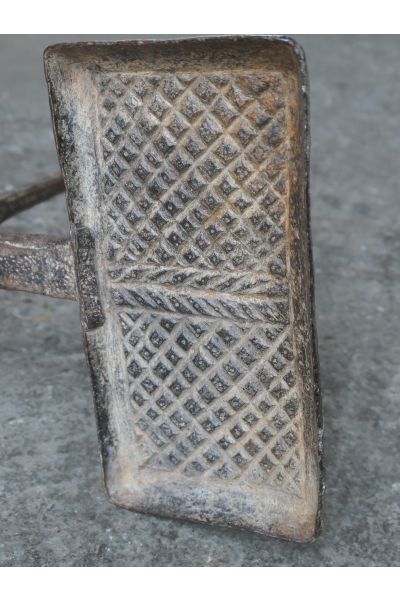 Antikes Waffeleisen (Schmiedeeisen) aus Schmiedeeisen 