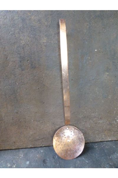 Antiker Schaumlöffel aus Poliertes Kupfer 