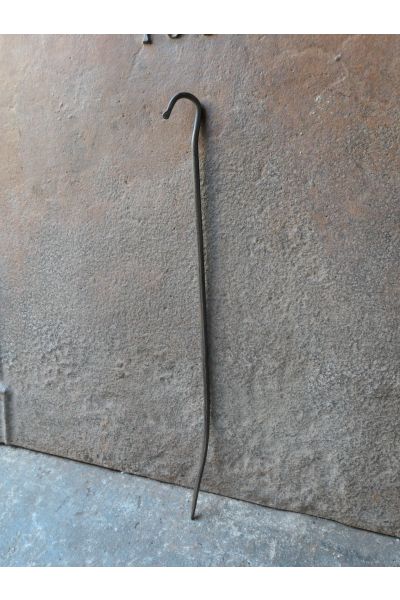 Antiker Holländischer Schürhaken aus Schmiedeeisen 