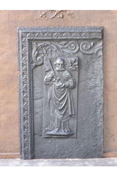 Kaminplatte 'Der heilige Petrus' aus 14 