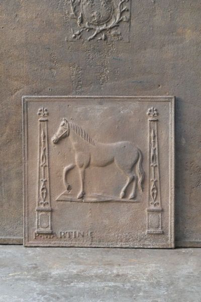 Kaminplatte 'Pferd'
