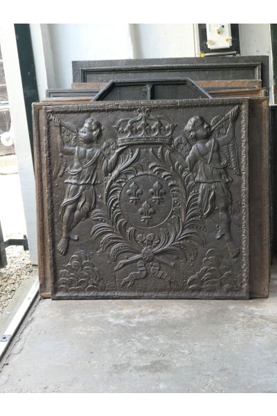 Kaminplatte 'Wappen von Frankreich'