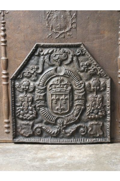 Kaminplatte 'Wappen von Frankreich'
