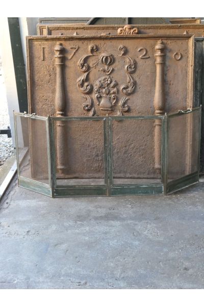 Antikes Französisches Funkenschutzgitter