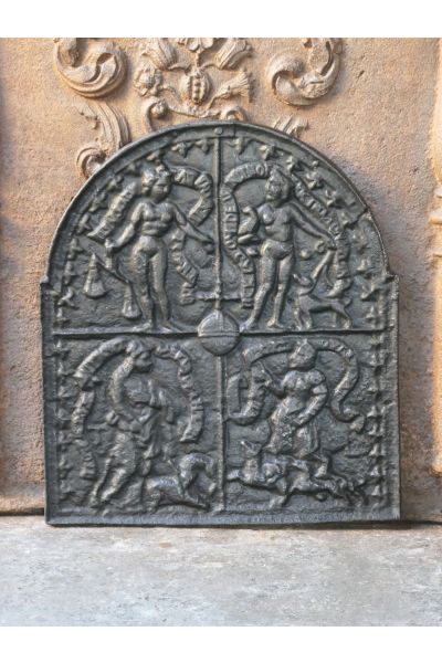 Kaminplatte 'Unbekannter Themen'