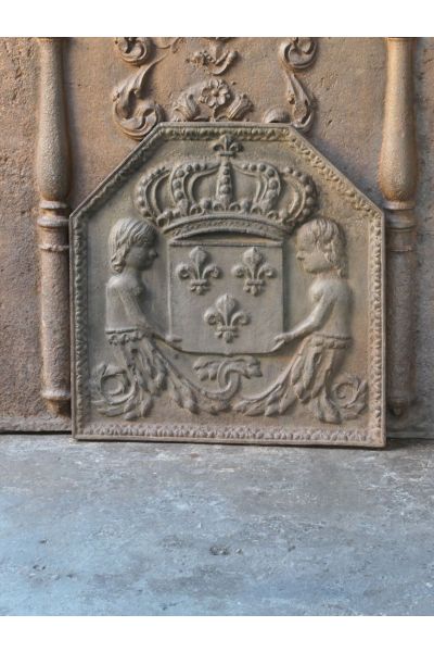 Kaminplatte 'Wappen von Frankreich'