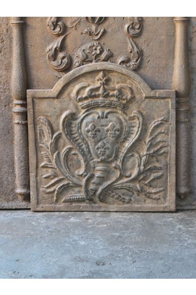 Kaminplatte 'Wappen von Frankreich'