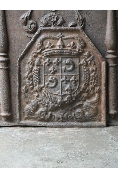 Kaminplatte 'Wappen von Frankreich'