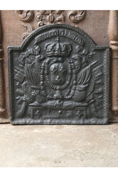 Kaminplatte 'Wappen von Frankreich'