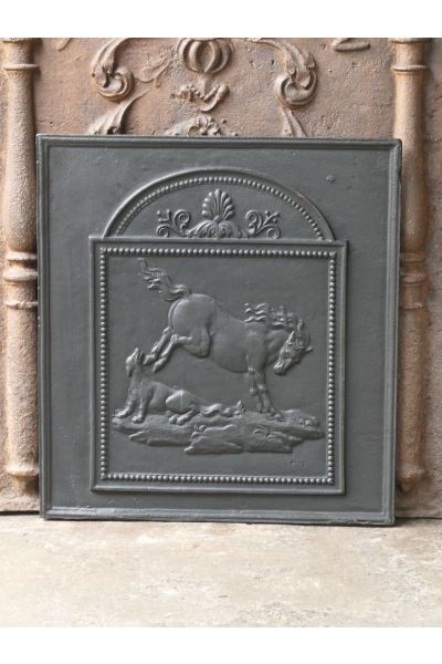 Kaminplatte 'Pferd'