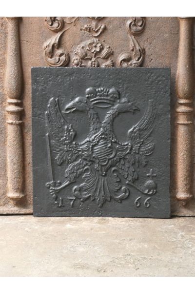 Kaminplatte 'Wappen'