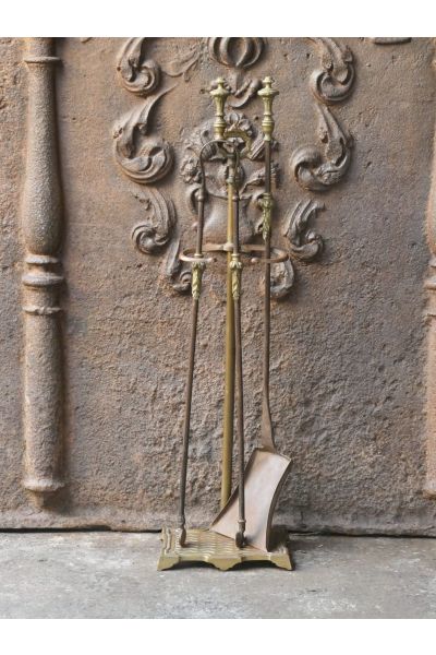 Großes Französisches Kaminbesteck