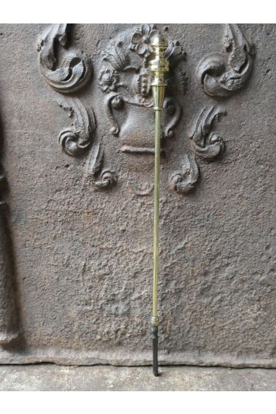 Poliertes Messing Schürhaken
