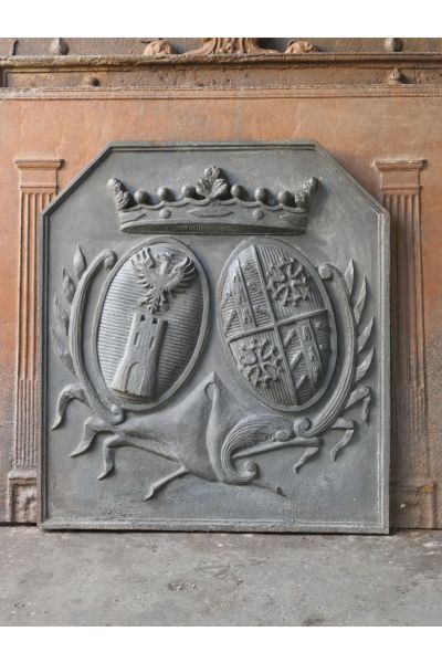 Kaminplatte 'Wappen'