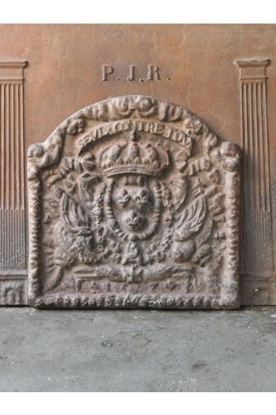 Kaminplatte 'Wappen von Frankreich'