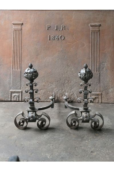 Jugendstil Kaminhunde