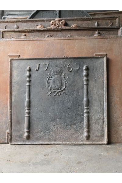 Kaminplatte 'Wappen von Frankreich'