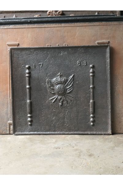 Kaminplatte 'Wappen von Frankreich'
