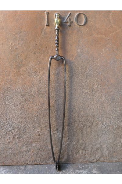 Antike Holländische Kaminzange