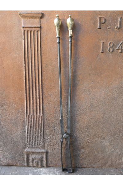 Antike Französische Kaminzange