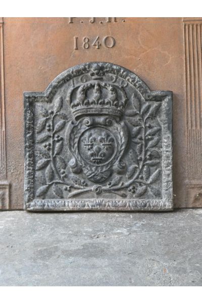 Kaminplatte 'Wappen von Frankreich'
