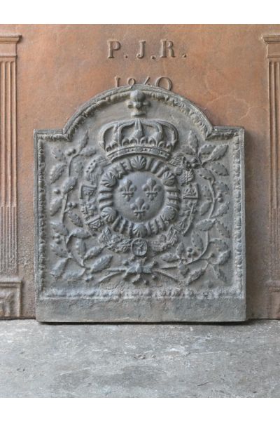 Kaminplatte 'Wappen von Frankreich'