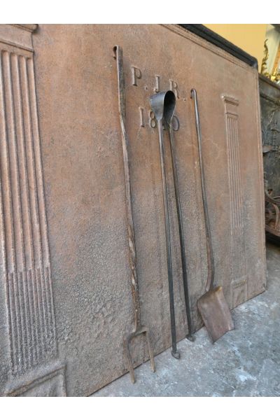 Antikes Französisches Kaminbesteck